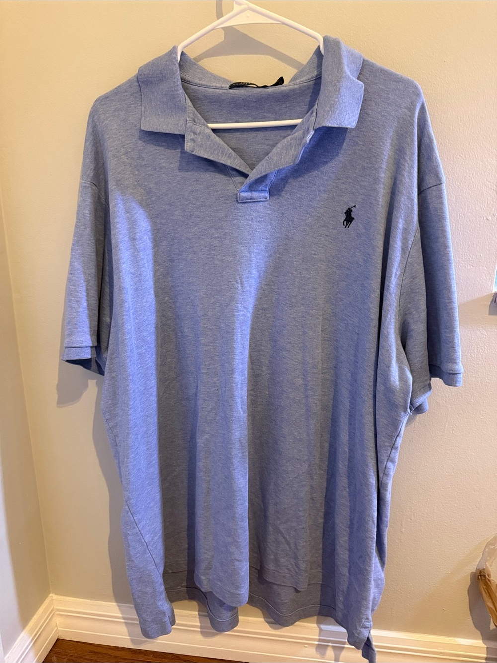 Polo by Ralph Lauren Men's Heather Blue Polo
